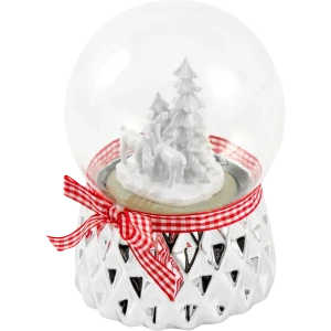 Шар ёлочный «Снежный с музыкальной шкатулкой» 10 см 82184104 STLM-2055814