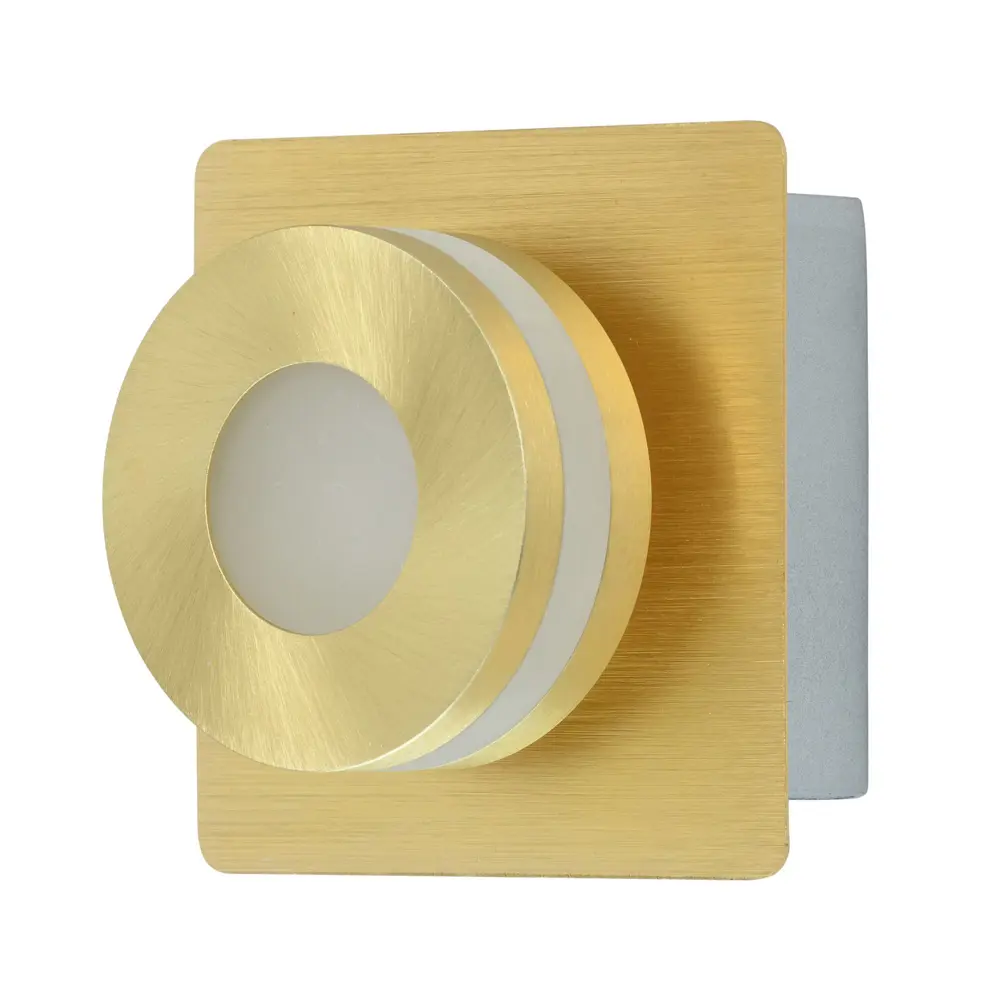 Спот светодиодный Пунктум 1х5 Вт 220 В IP44 цвет золото MW-Light STLM-2188577