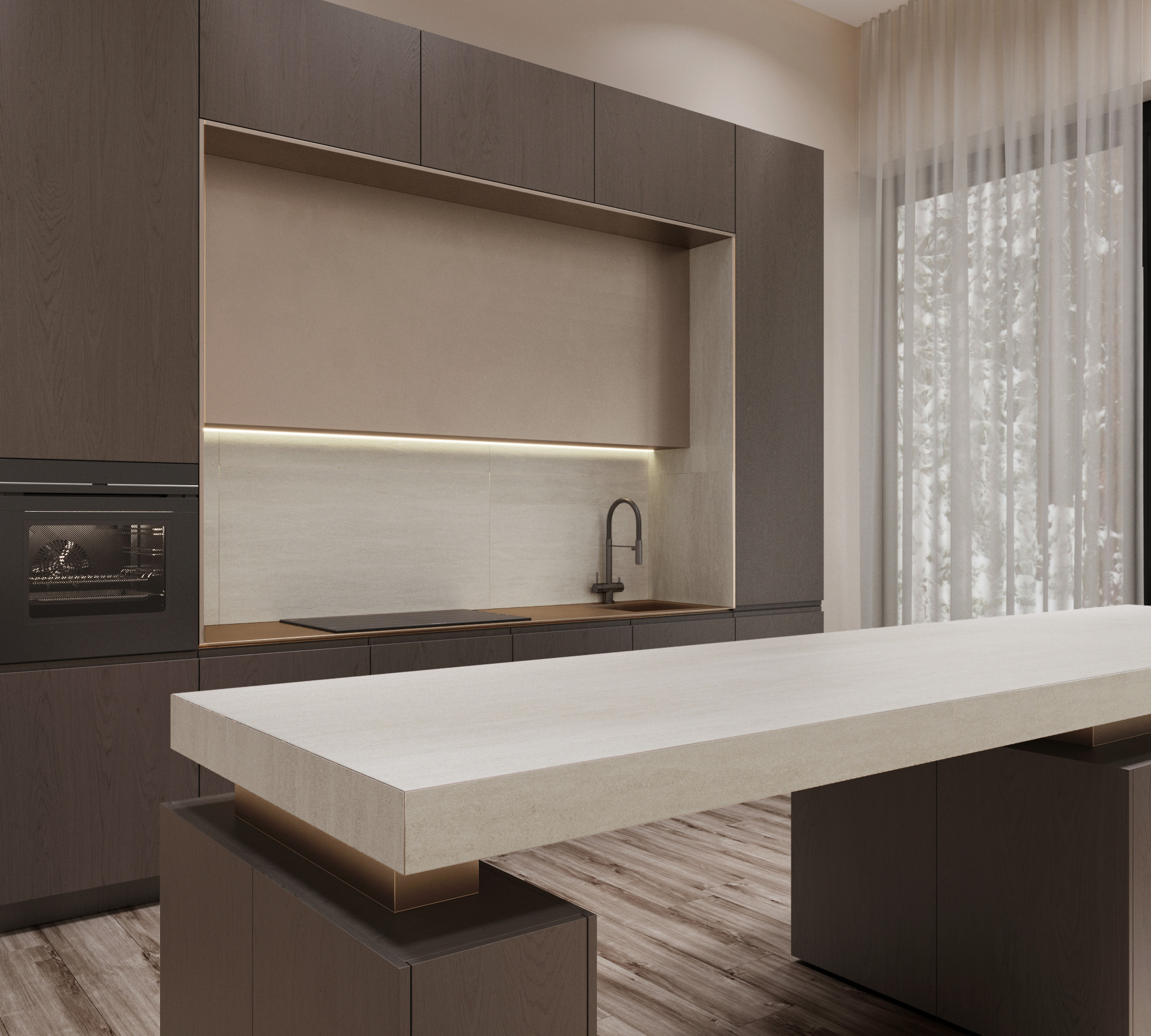Керамогранит PORTLAND VEINCUT BIANCO 60х120 Creanza SH1013-P 