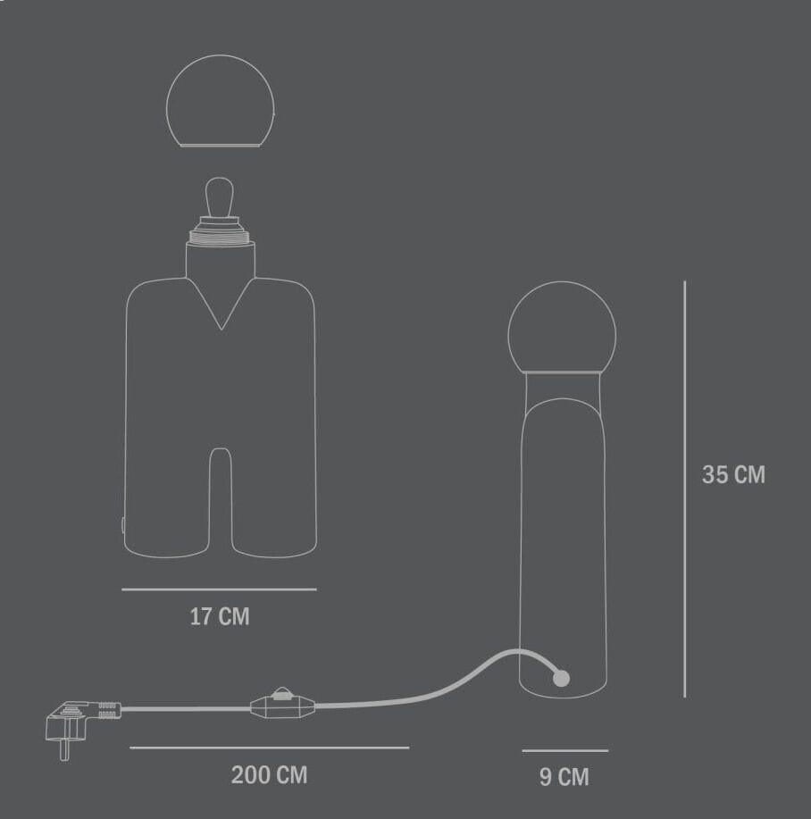 Керамическая настольная лампа 101 Copenhagen COBRA ARCH-00023307 - Вид №6