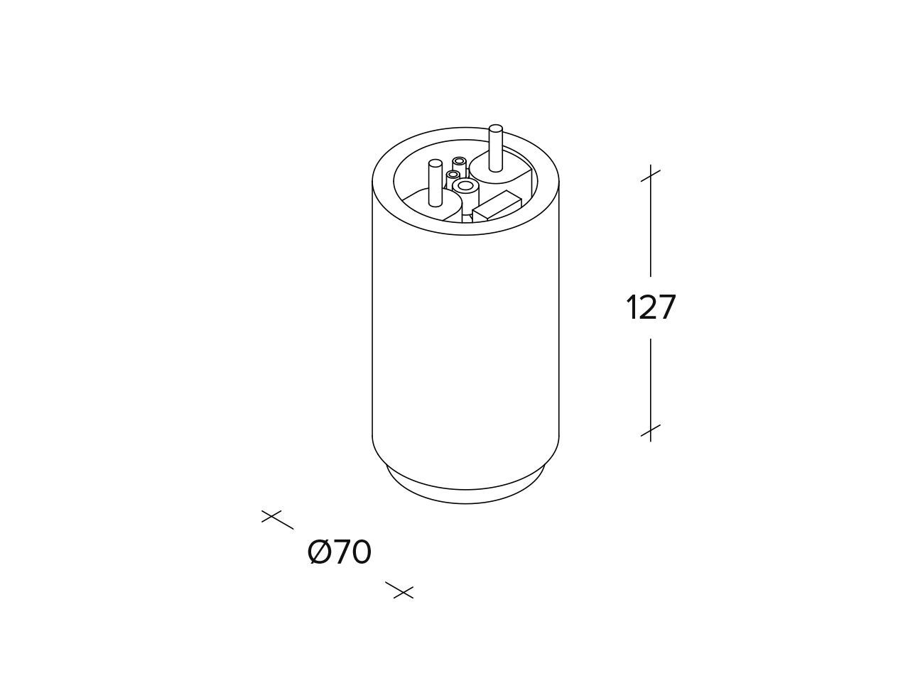 Гипсовый потолочный светильник Tecnico PROPILEI ARCH-00064735 - Вид №2