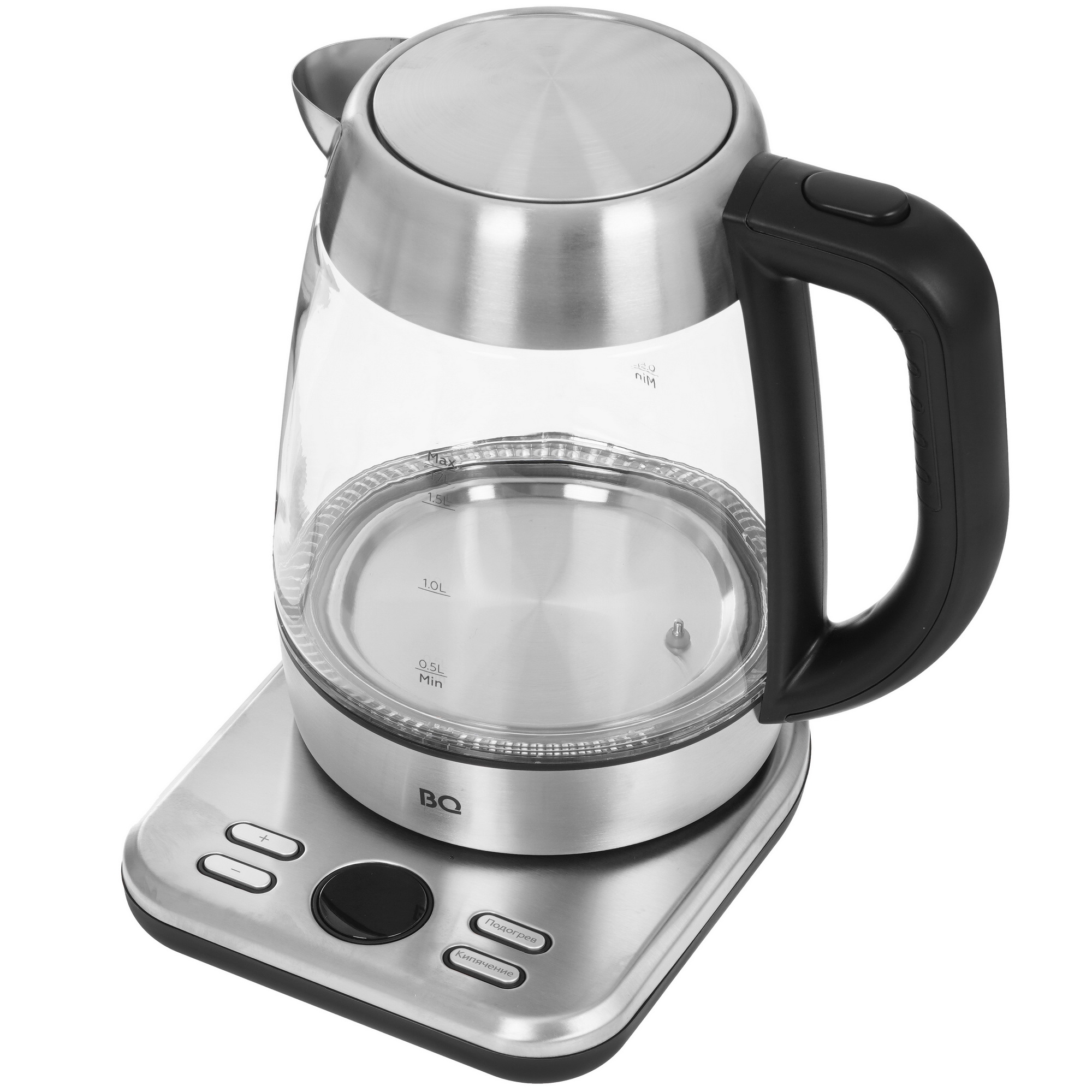 5356088 Электрочайник BQ KT2047G серебристый STDN-0010030 - Вид №2