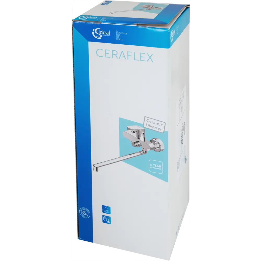 Смеситель для ванны универсальный Ideal Standard Ceraflex однорычажный цвет хром STLM-2118780 - Вид №3