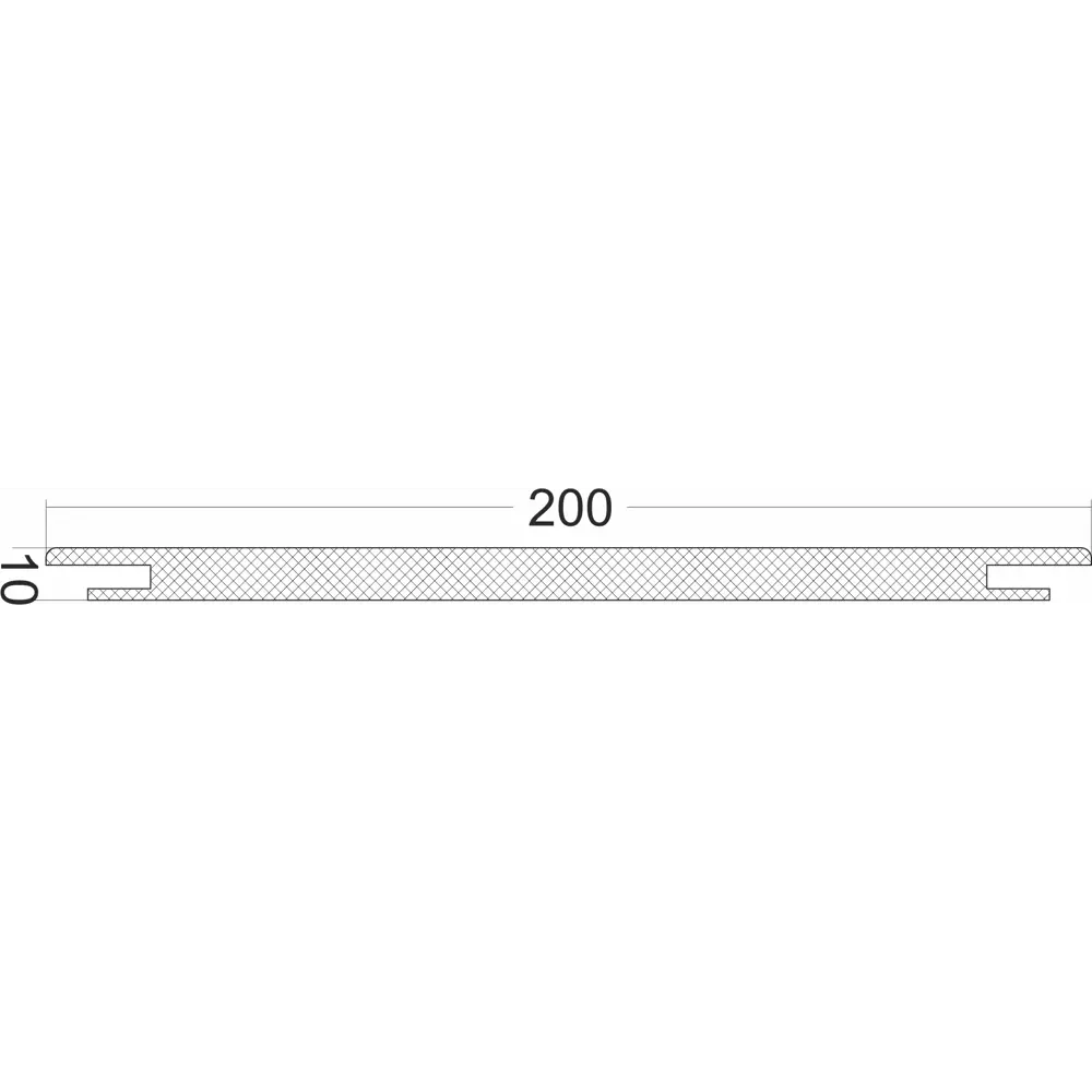 Добор телескопический Сити 2070x200x10 мм ПВХ цвет тренто 89449841 STLM-2154737 VFD  - Вид №2