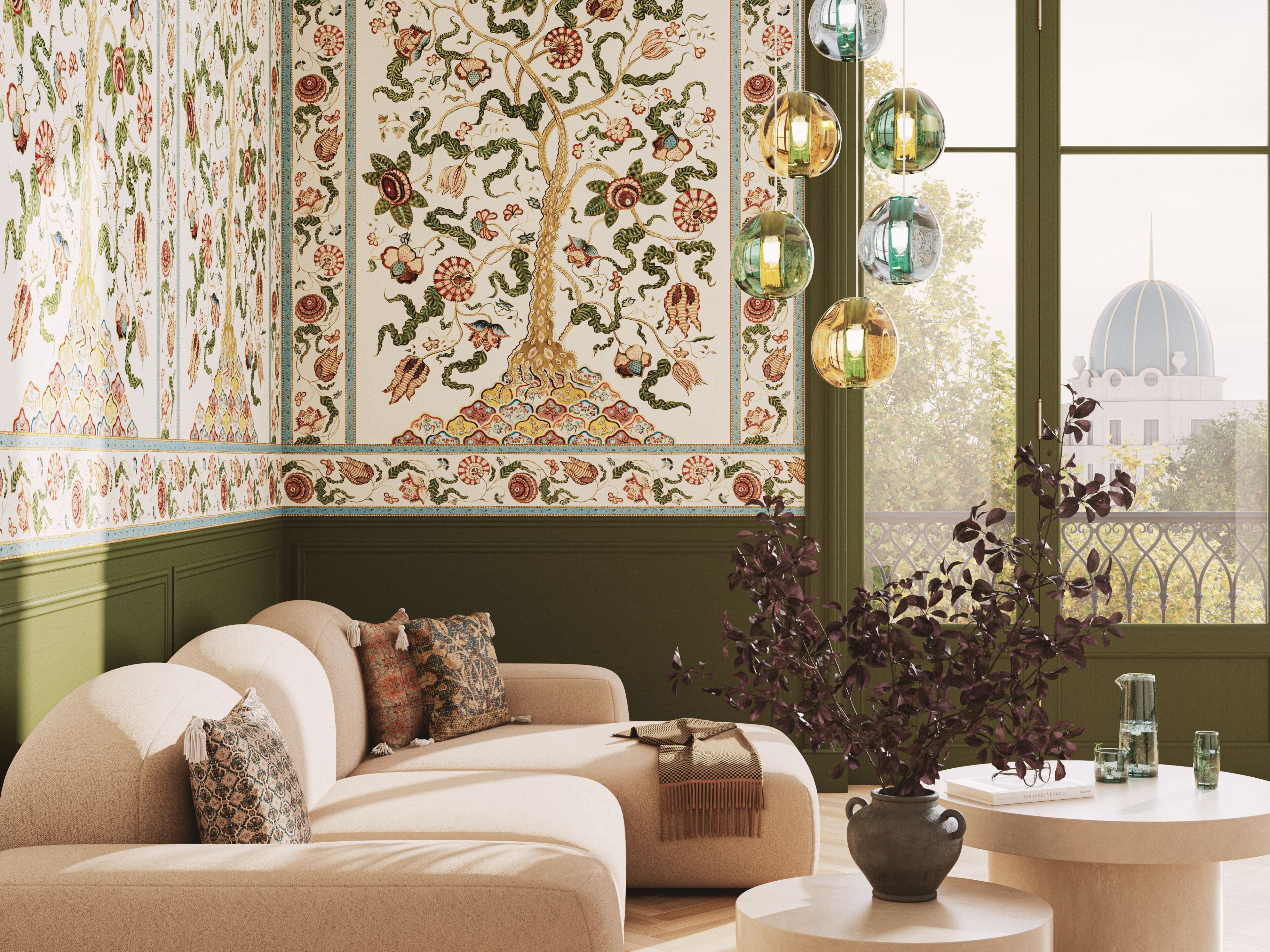 Обои с цветочными мотивами Ressource Антуанетта Пуассон ARCH-00083080