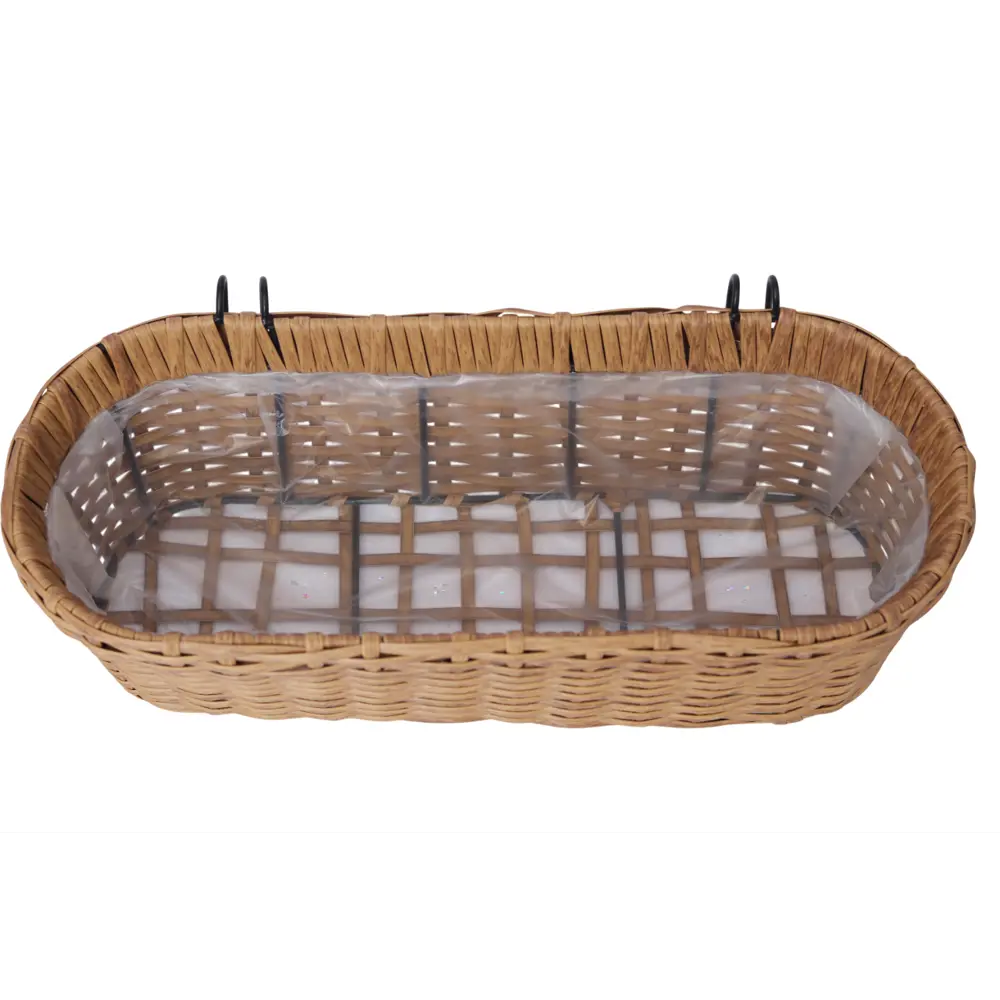 Кашпо для цветов 14x22x50 см v15 л пластик натуральный Santreyd Балконный STLM-2160917 - Вид №5