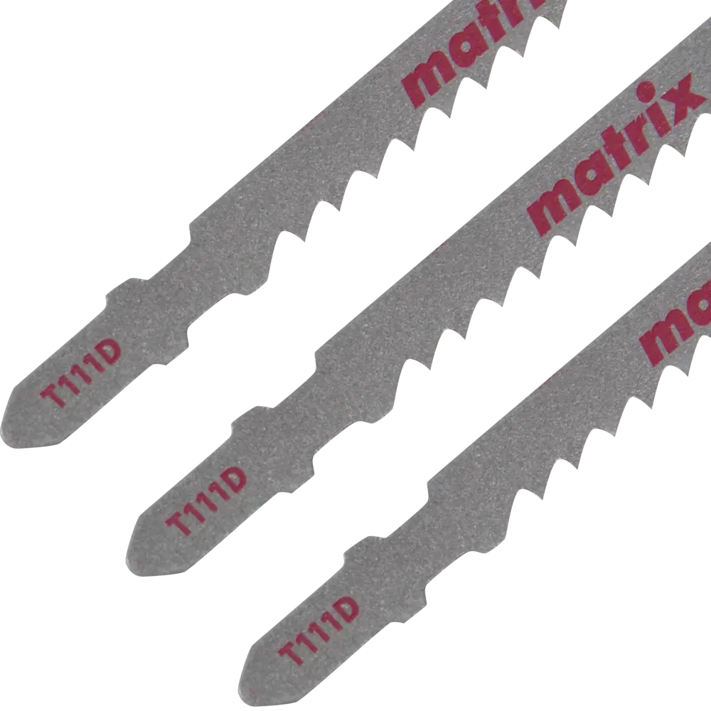 Пилка для лобзика по дереву Matrix T111D чистый рез, 3 шт STLM-2080946 - Вид №2
