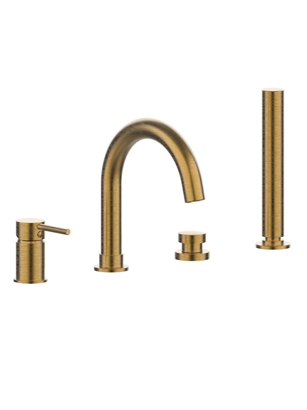 Встраиваемый смеситель для ванны с ручным душем Rubinetterie Frattini Pepe XL ARCH-00092637 - Вид №5