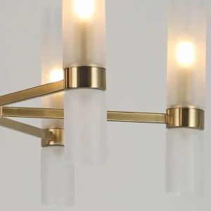 92058616 Люстра на штанге Illumico Il0279-6p-79 brass 6 ламп 36 м² цвет жёлтый / золотой STLM-1379900