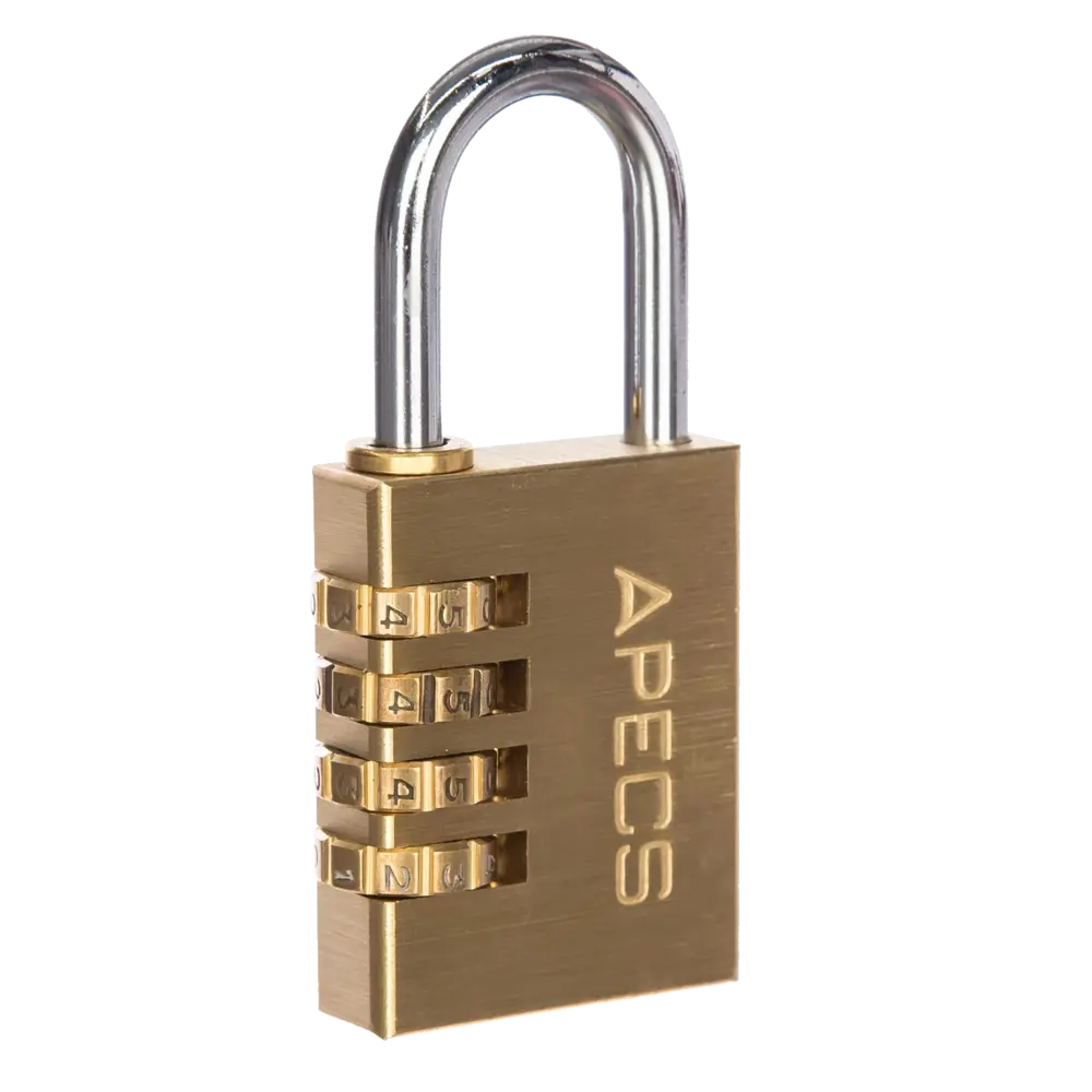 Замок кодовый Apecs PDB-40-38-CODE 30x19 мм латунь/сталь 89402044 STLM-2146222 
