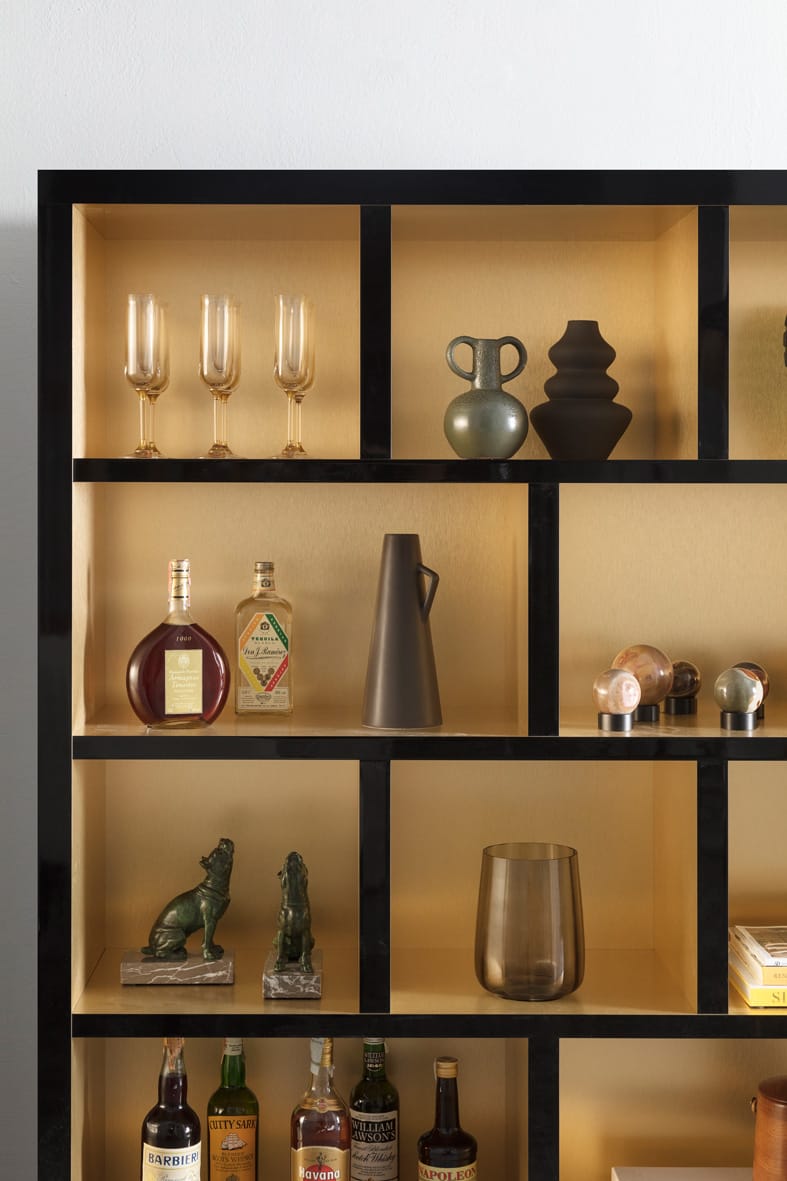 Деревянный книжный шкаф DOM EDIZIONI HEGE MEDIA ARCH-00018791 - Вид №1