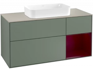 Villeroy&Boch Тумба под раковину Прямоугольная версия F303HBGM Finion Olive Matt Lacquer