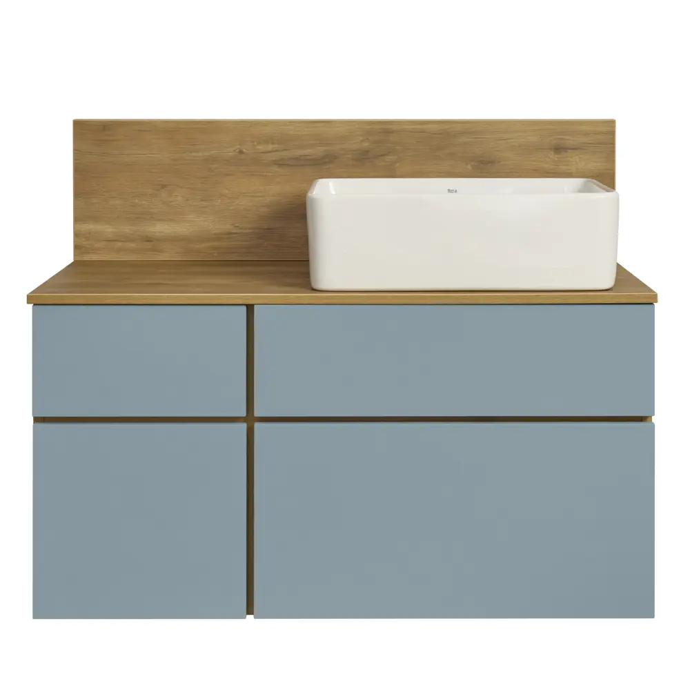Тумба под раковину Aquaton Мишель 100 см, цвет дуб руст/фьорд STLM-2039164