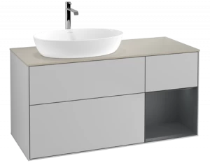 Villeroy&Boch Тумба под раковину Прямоугольная версия F813HGGJ Finion Light Grey Matt Lacquer