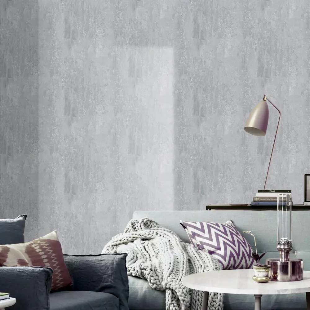 Обои флизелиновые Inspire Loft темно-серые 1.06 м Moon 2 STLM-2123100 - Вид №3