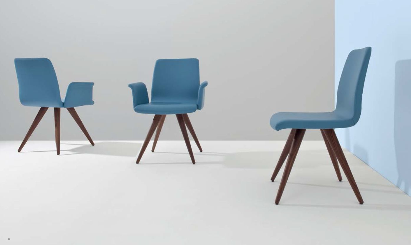 Мягкий стул с подлокотниками Riccardo Rivoli Flo ARCH-00067921 - Вид №2