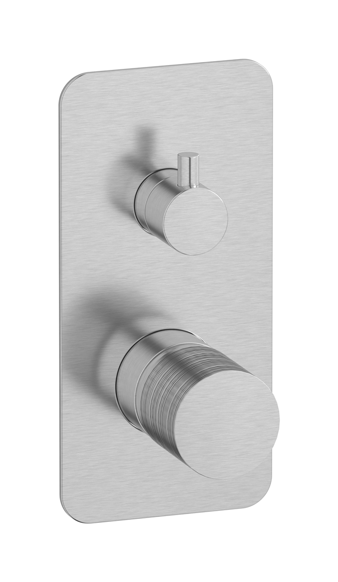 Встроенный смеситель для душа с двухходовым дивертером WE ARE IB vn207rs Brushed Nickel Vinile