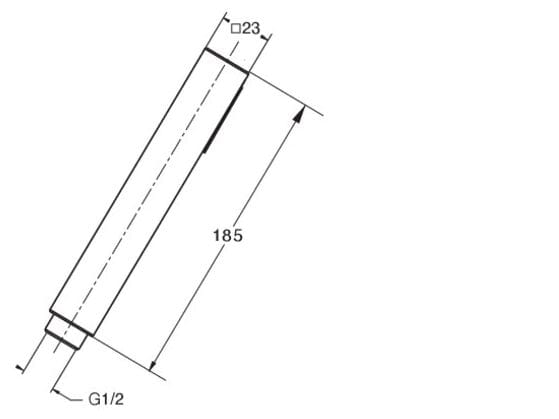 Ручной душ ABS с системой защиты от накипи CRISTINA Rubinetterie дополнения для душа / ванны / умывальника-Shower &amp ARCH-00112582 - Вид №2