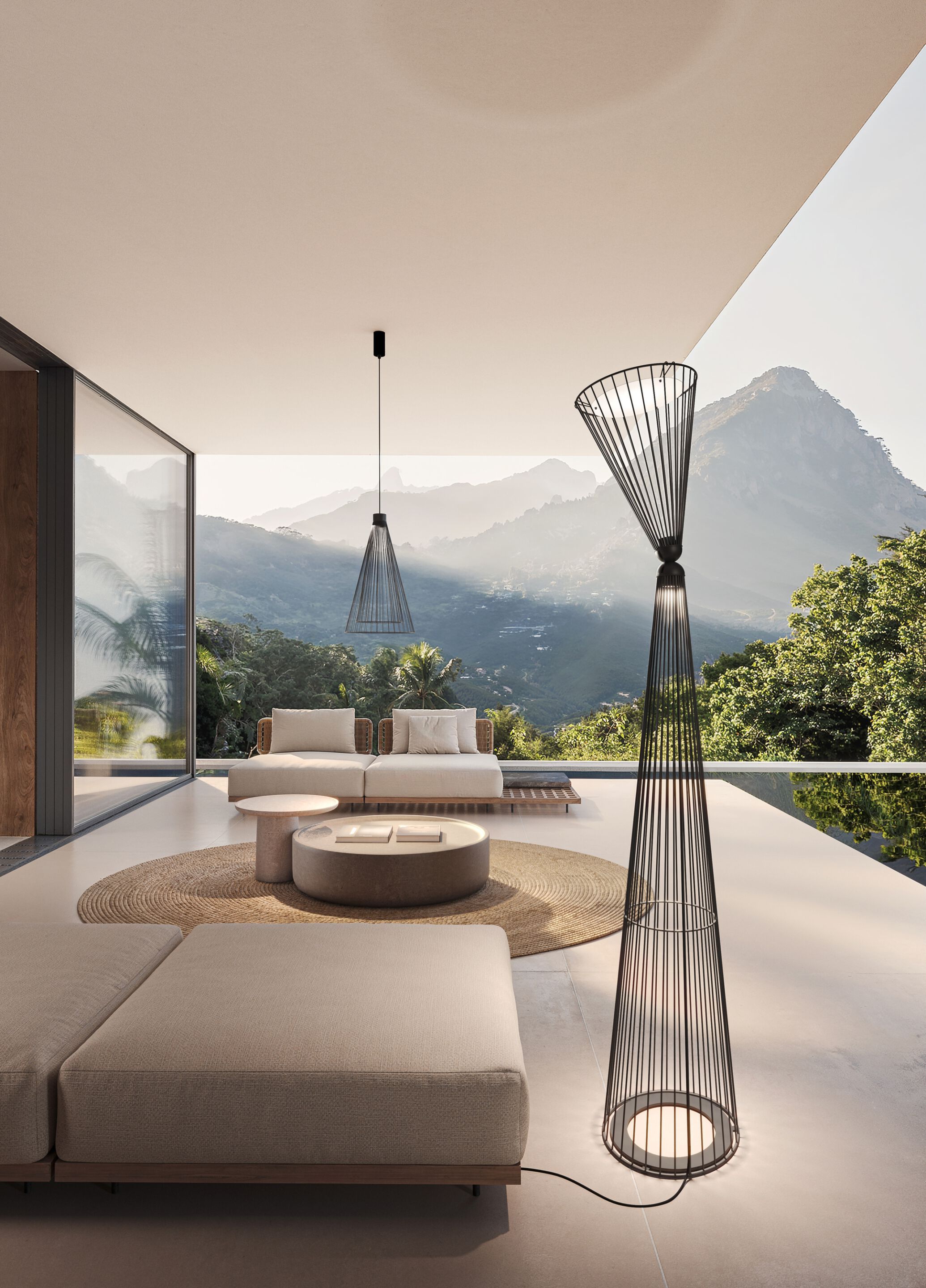 Алюминиевый светодиодный напольный торшер Karman Ikonika ARCH-00085588 - Вид №5