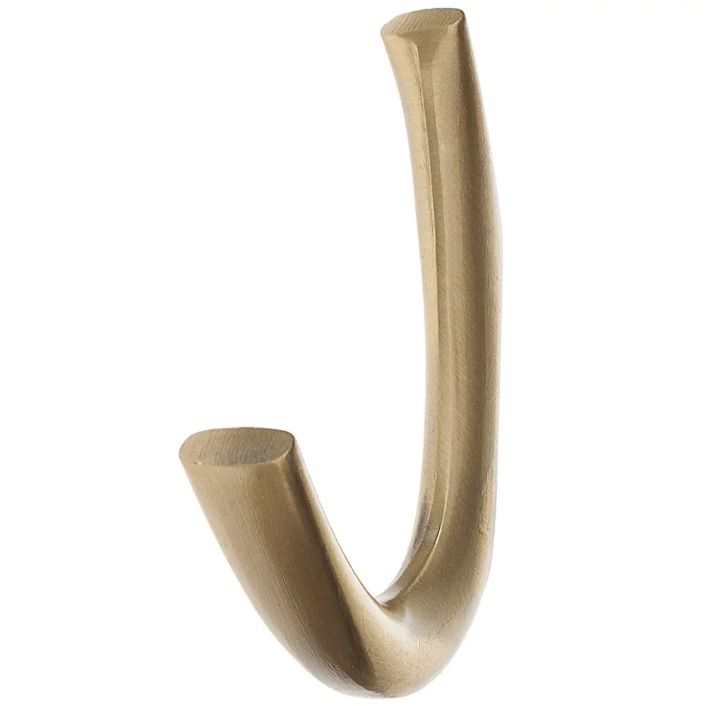 Крючок максимальная нагрузка 10 кг 50 мм сталь крепление на саморезы цвет античная бронза Santreyd STLM-2142178