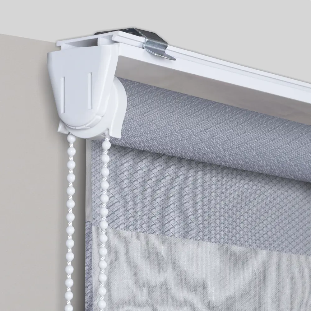 Рулонная штора день-ночь MIAMOZA Сиберия 80×160 см серая 89411396 STLM-1566069 - Вид №1