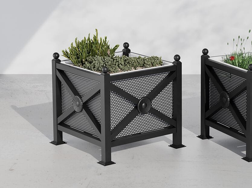 Перфорированная плантатор из листового металла DIMCAR ARCH-00099048