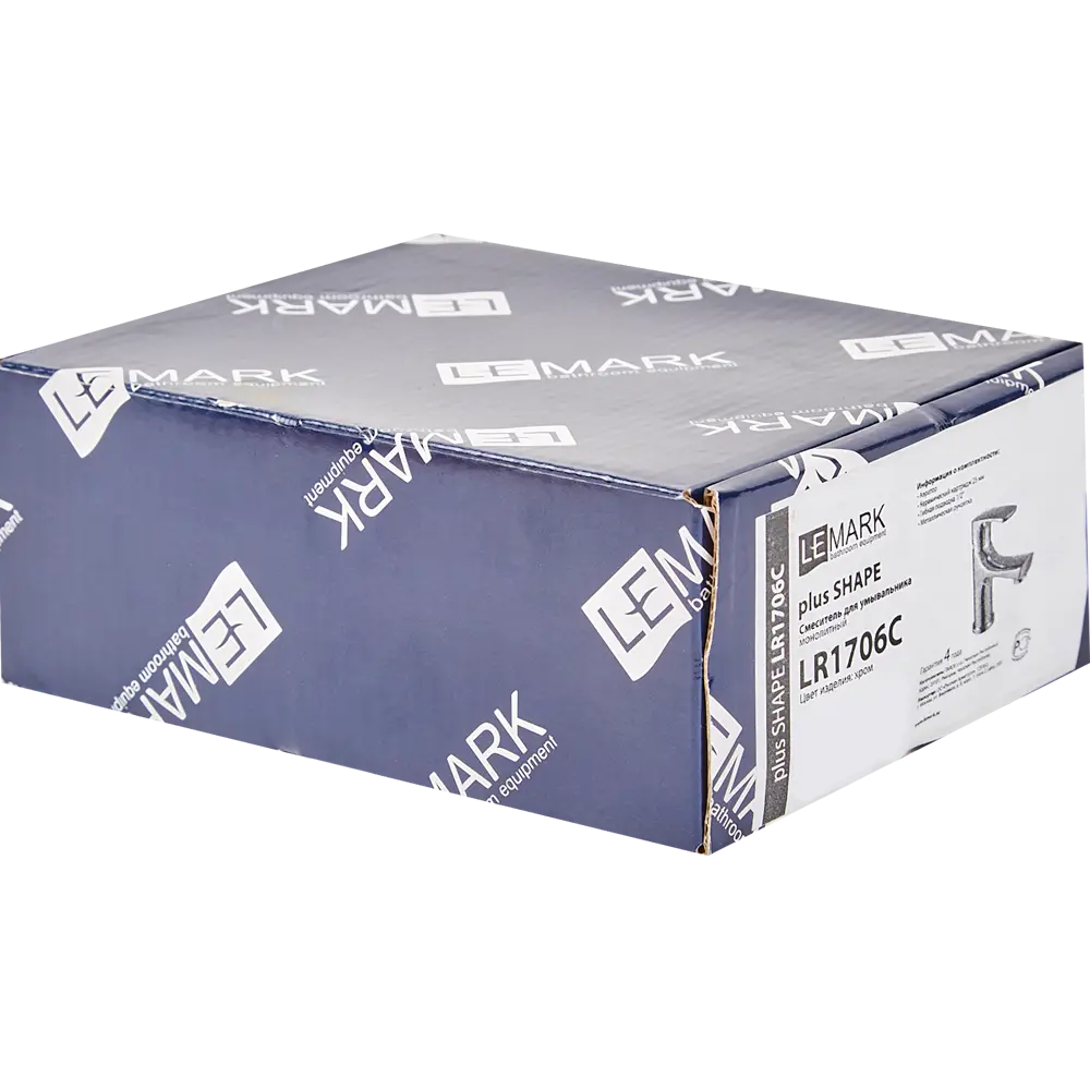 Смеситель для раковины Lemark Shape LR1706C однорычажный цвет хром STLM-2089385 - Вид №4