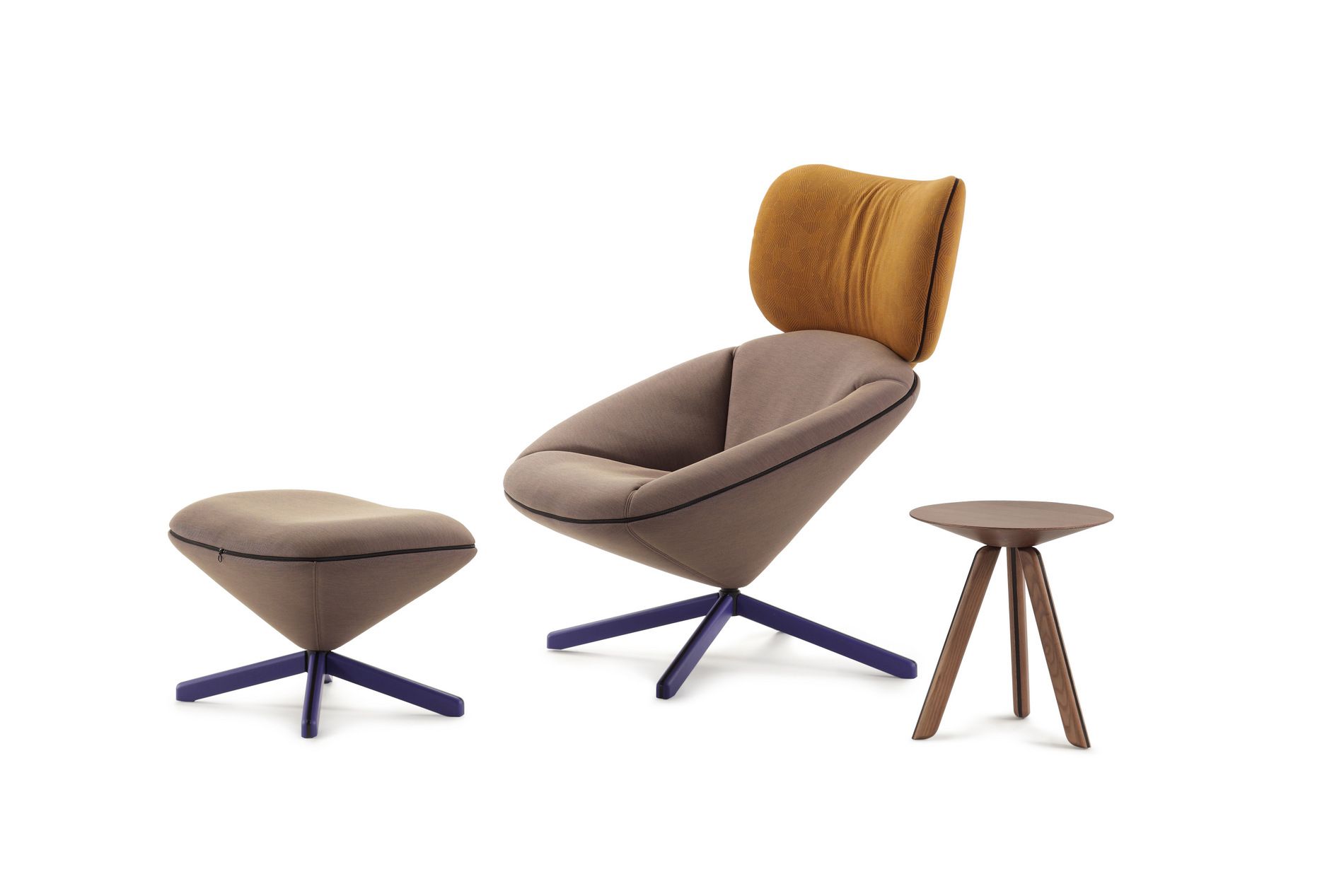 Круглый деревянный журнальный столик SANCAL ARCH-00036167 - Вид №1