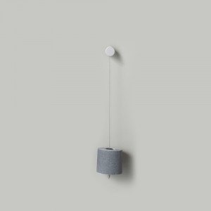 EVDTPK12EVER Life Design Держатель туалетной бумаги - точка Dot Непрозрачный белый