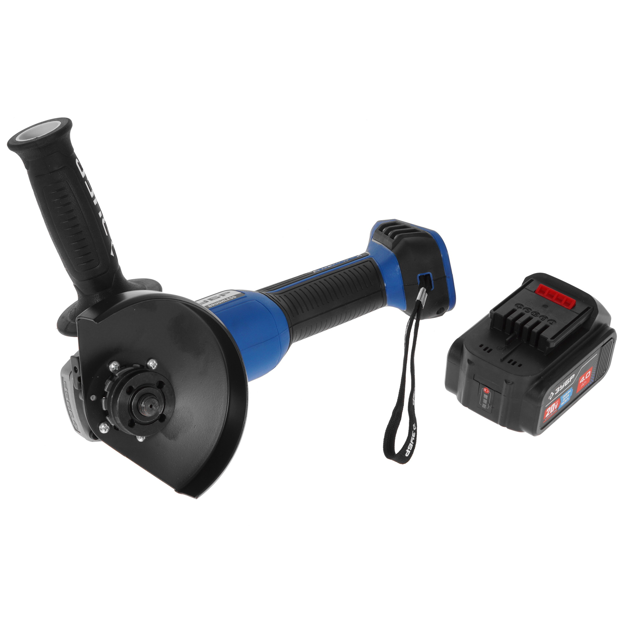 Углошлифовальная машина (УШМ) Зубр Профессионал AB-125-42 20V MAX LITHIUM PRO 5305662 STDN-0147406 - Вид №5
