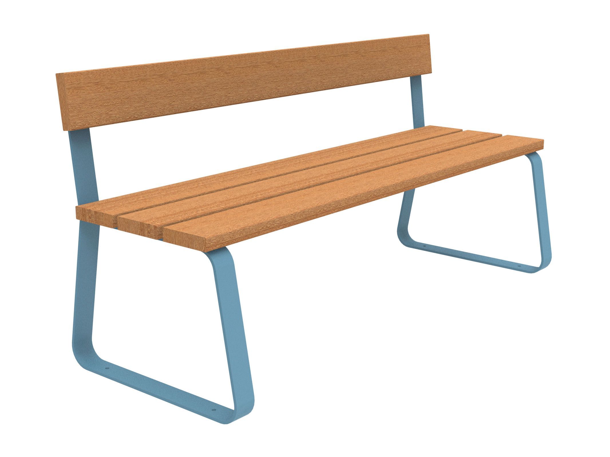 Скамья из окуме со спинкой Lazzari Sunny ARCH-00105754 - Вид №1