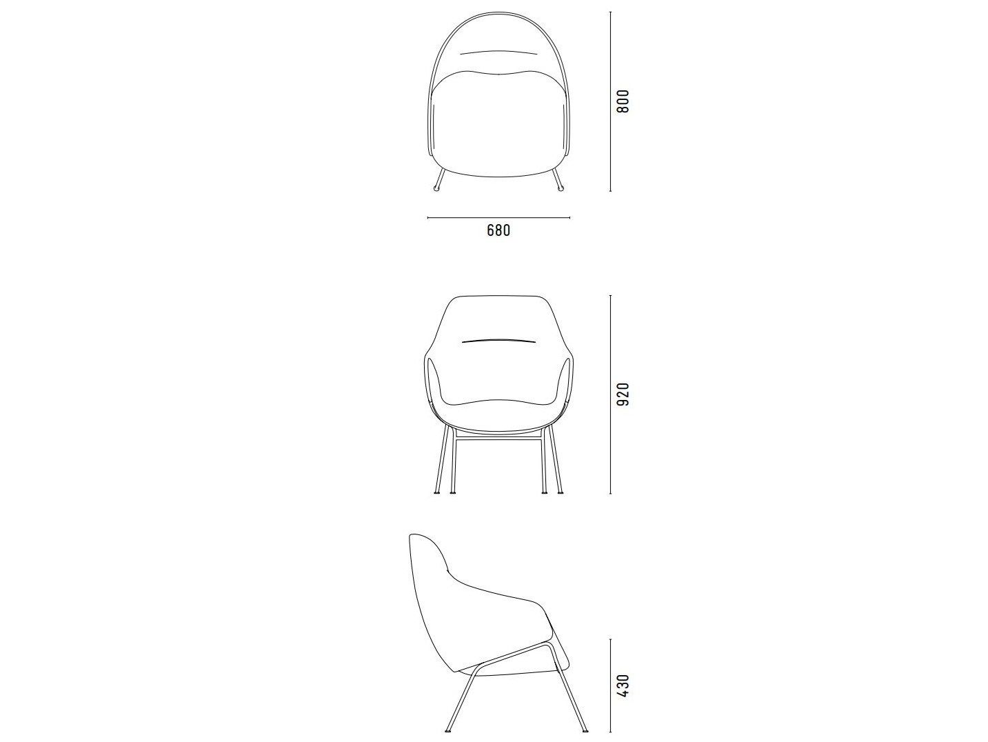 Кресло с высокой спинкой SP01 ARCH-00108783 - Вид №4