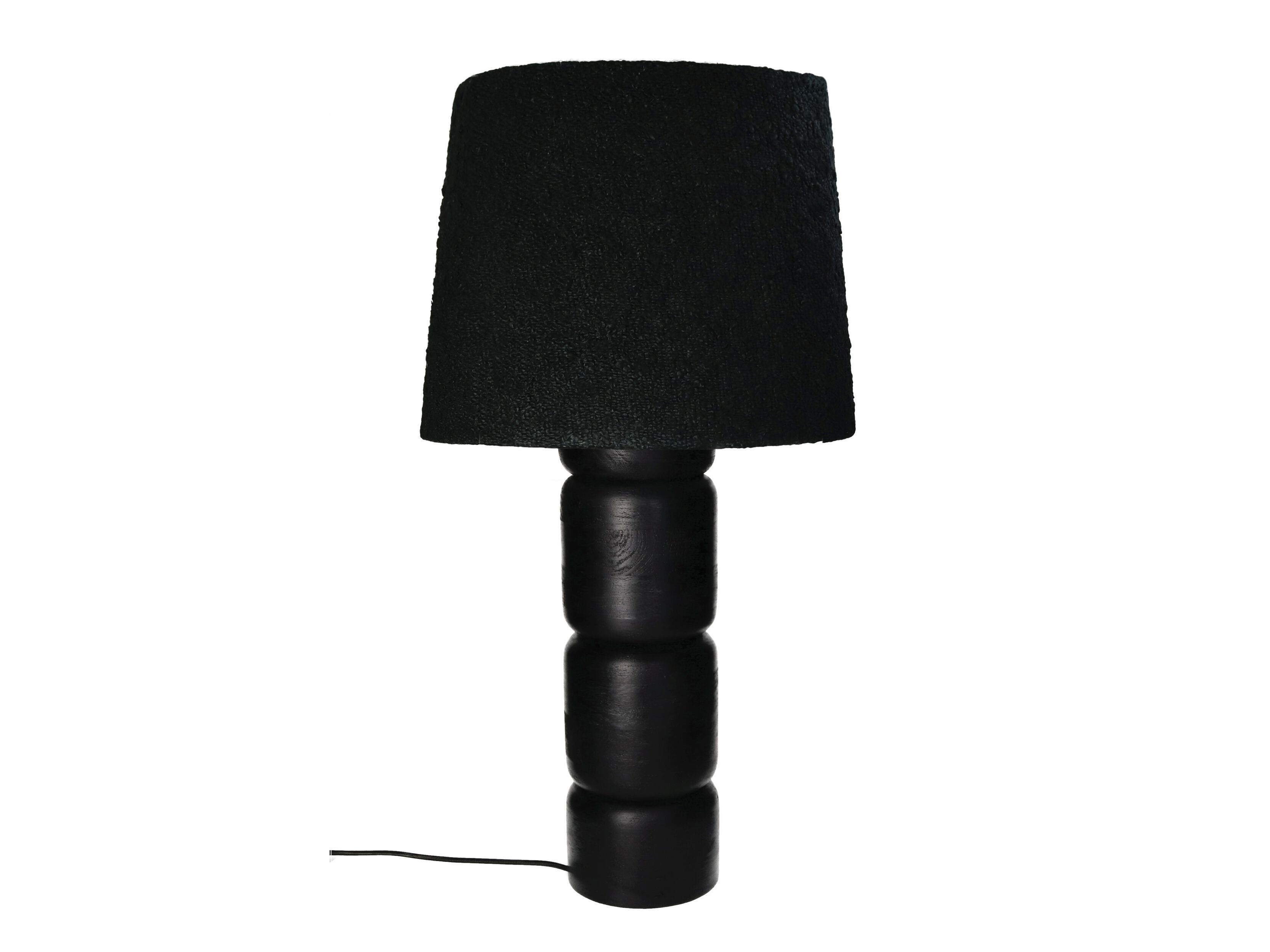 Восстановленная деревянная настольная лампа POMAX Trento ARCH-00140269