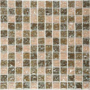 Мозаика стеклянная с вкроплениями природного камня S-811 SN-Mosaic Exclusive