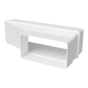 Переходник вентиляционный для плоских воздуховодов Fonet 55x110 мм 60x204 мм пластик