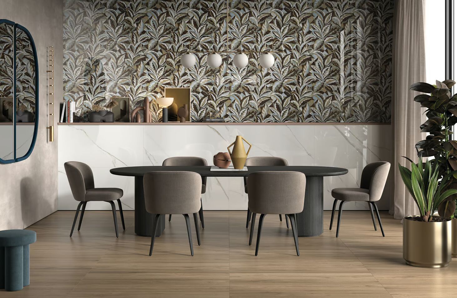 Пол / напольное покрытие из керамогранита с мраморным эффектом LaFaenza AESTHETICA ARCH-00073594 - Вид №35