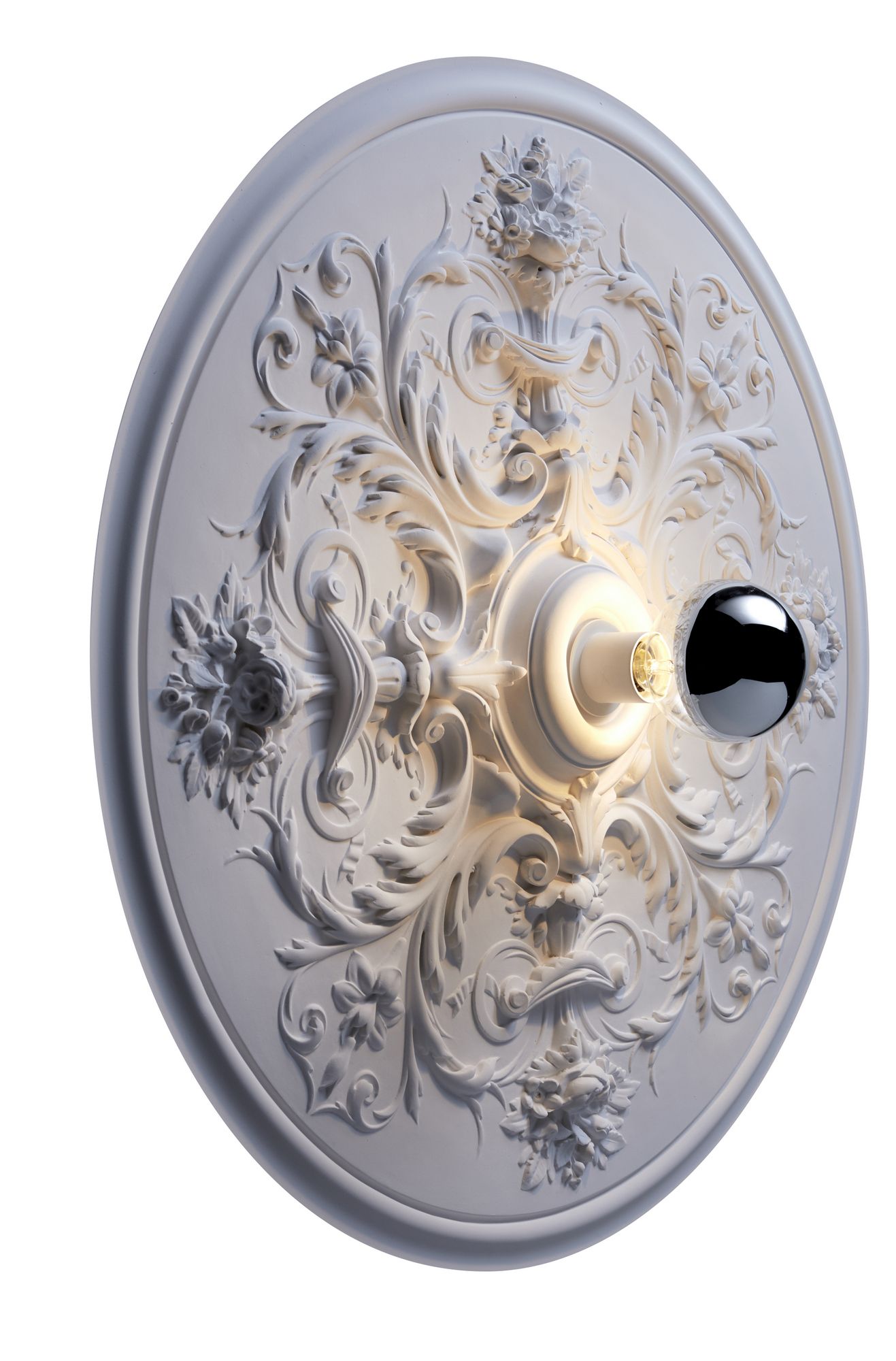 Настенный светильник ручной работы из гипса RADAR INTERIOR Haussman ARCH-00128004