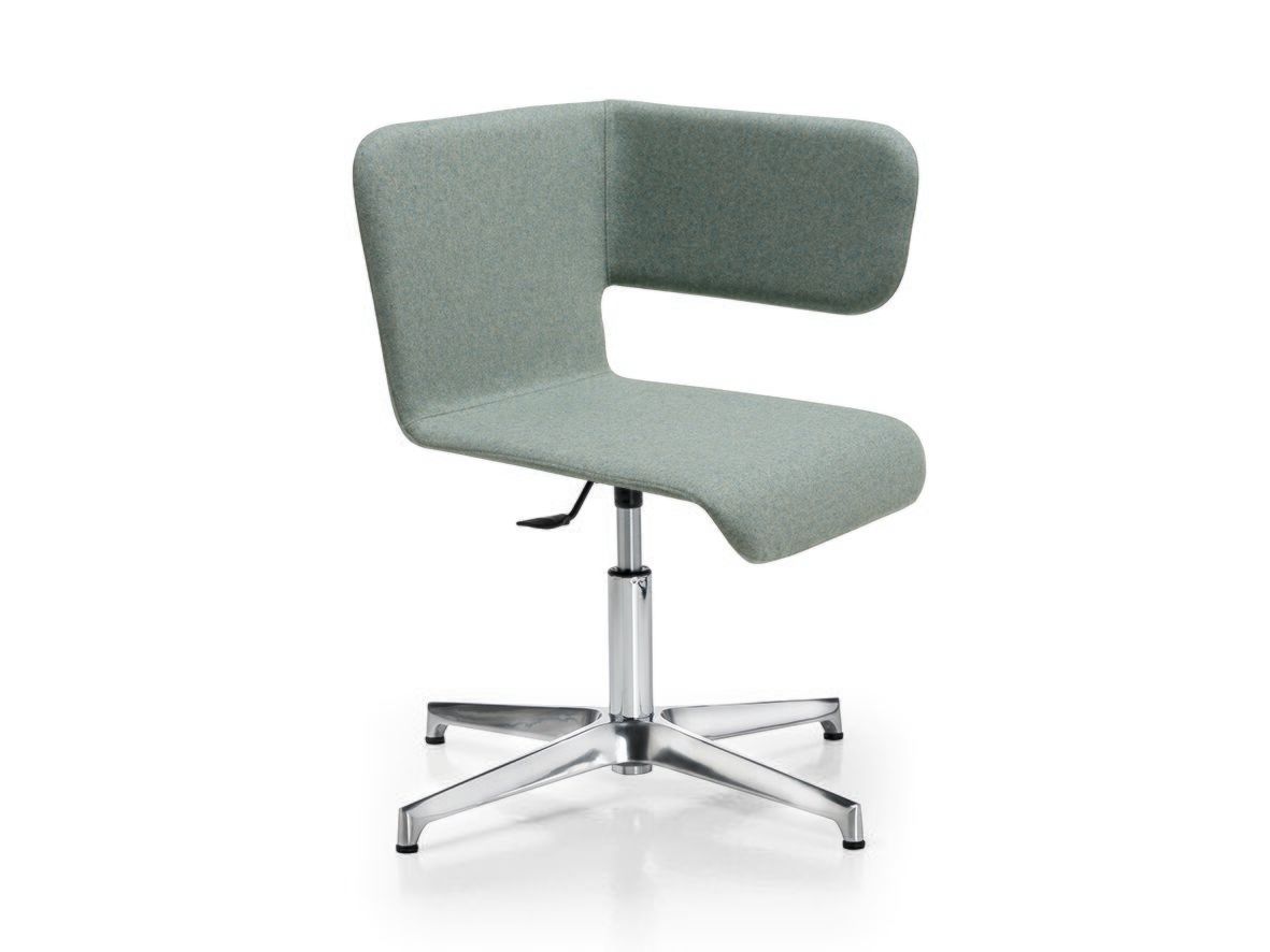 4-спицевое алюминиевое основание тканевое вращающееся кресло BBB Twiss ARCH-00079695