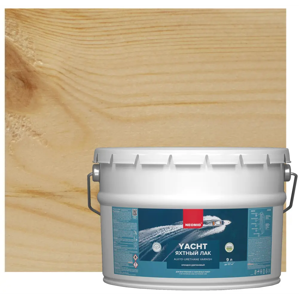 Яхтный лак NEOMID для дерева с УФ-защитой 9 л 18551871 STLM-0011303