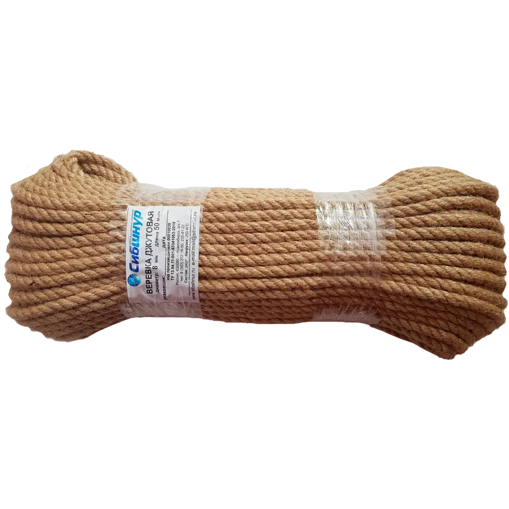 Джутовая веревка СИБШНУР 8 мм для декора и хозяйства 83654186 STLM-0043122 - Вид №2