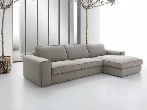 Felis 4-х местный тканевый диван с шезлонгом Evergreen