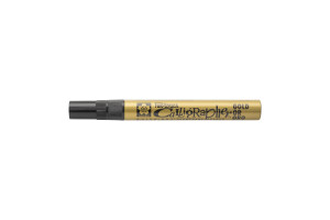 18134611 Маркер Pen-Touch Calligrapher средний стержень 5.0мм, Золотой XPFK-C 51 SAKURA