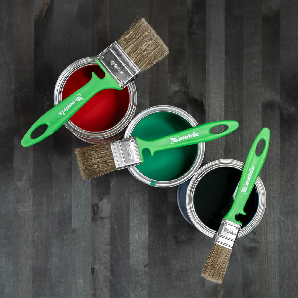 Набор кистей Matrix «Работы по дереву» 25-35-50 мм STLM-2008319 - Вид №4