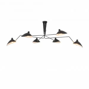 Подвесная люстра ST Luce Spruzzo SL305.402.06 ST LUCE ДИЗАЙНЕРСКИЕ, SPRUZZO 118220 Черный