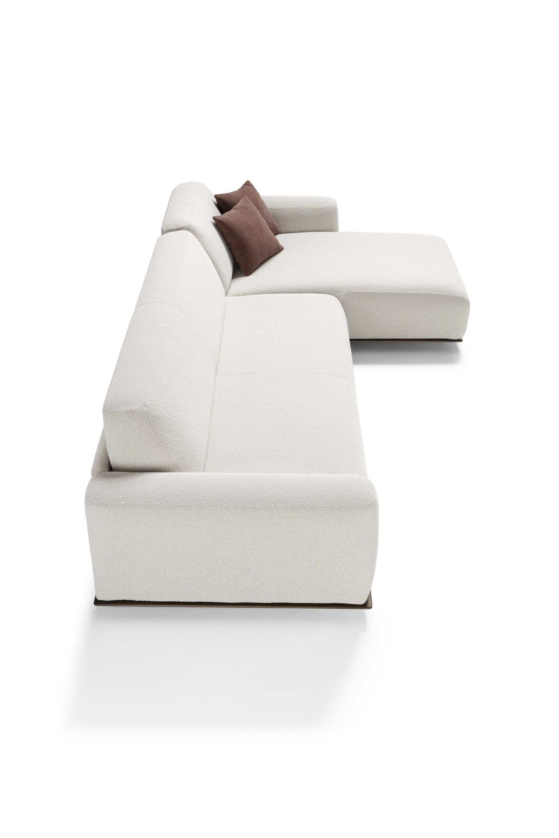 Двуспальный диван-кровать из ткани с полуостровом Dienne Salotti Views ARCH-00126780 - Вид №3