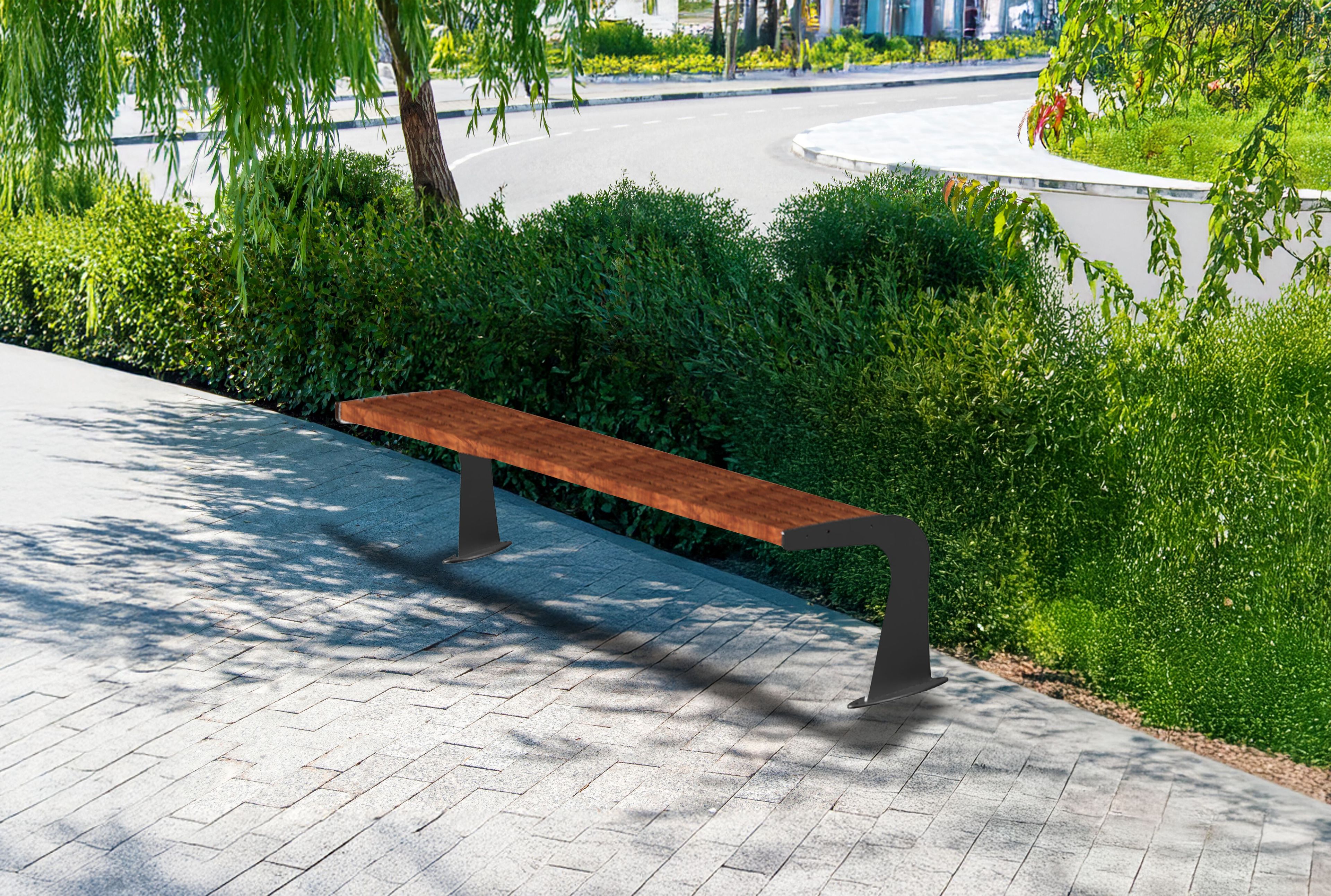 Скамья okumè без спинки Studio Città CENTER ARCH-00112879 - Вид №1