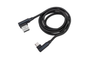 16489525 Дата-кабель зарядный Micro USB Черный угловой A0605027 Arnezi