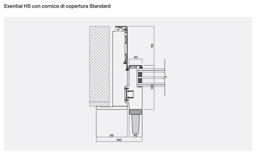 Раздвижные окна из дерева и алюминия minimal Impronta EXENTIAL ARCH-00122343 - Вид №8