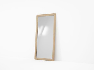 Прямоугольное настольное зеркало с рамкой