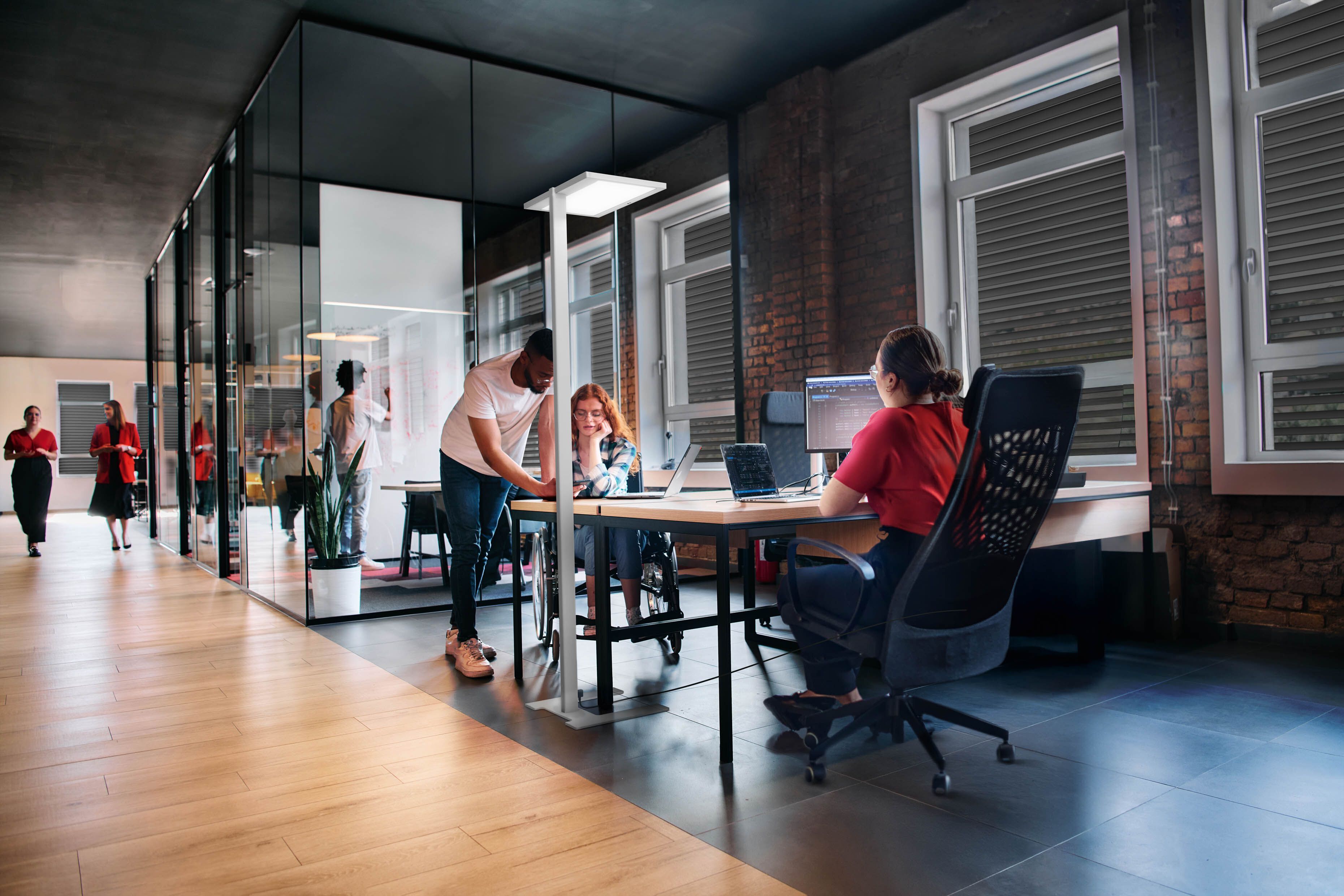 Металлический светодиодный торшер LUCTRA® VITAWORK® UP 17 ARCH-00131191 - Вид №4